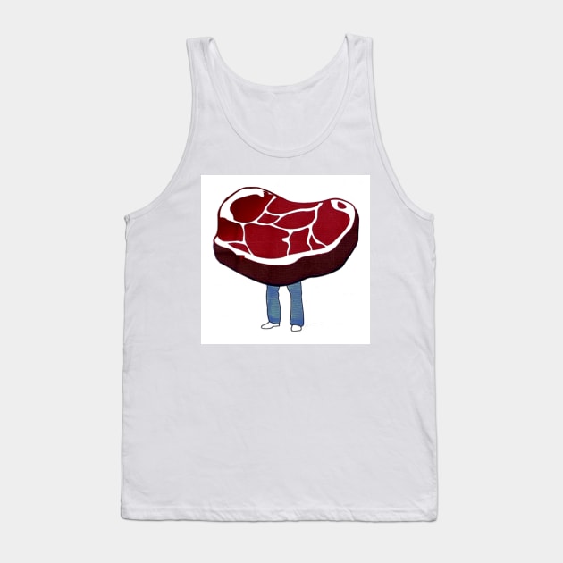 Human steak Tank Top by ZoeBaruch